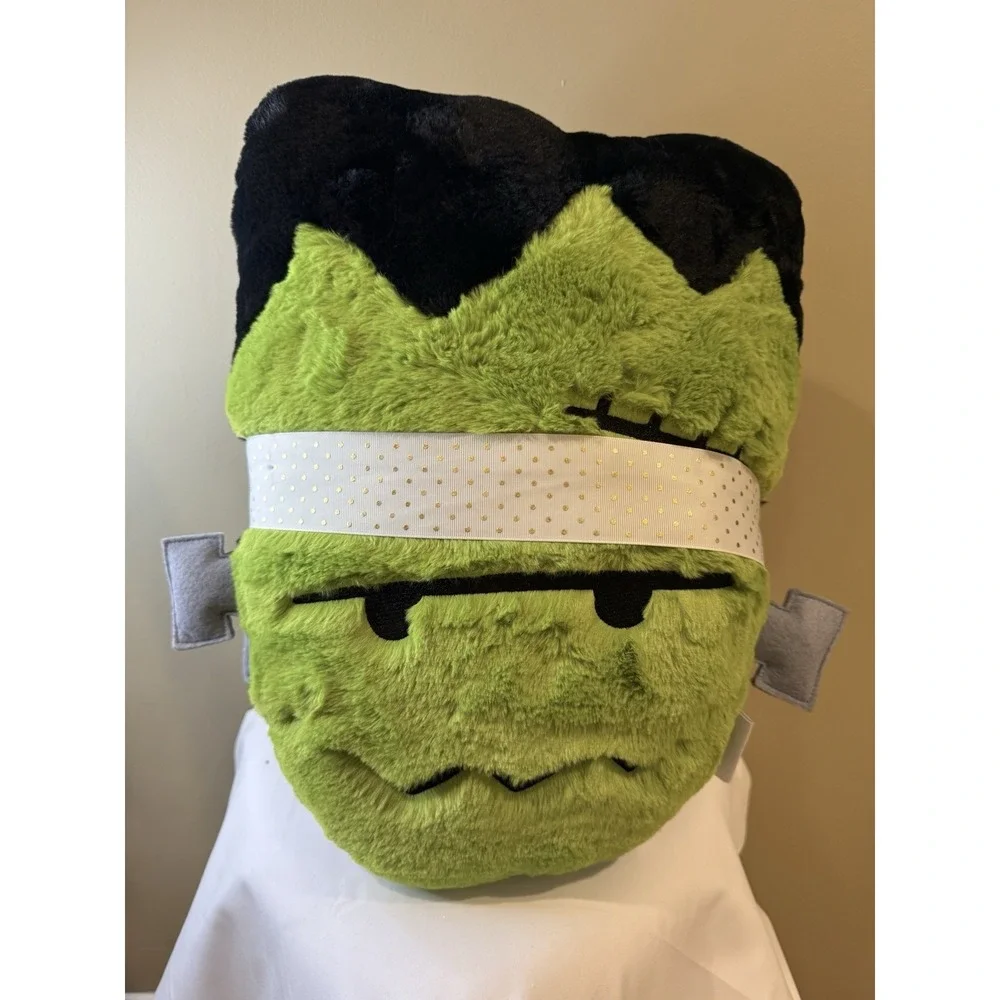 2 Isaac Mizrahi Halloween Frankenstein Bride&Groom Of Frankenstein Pillows VIRAL